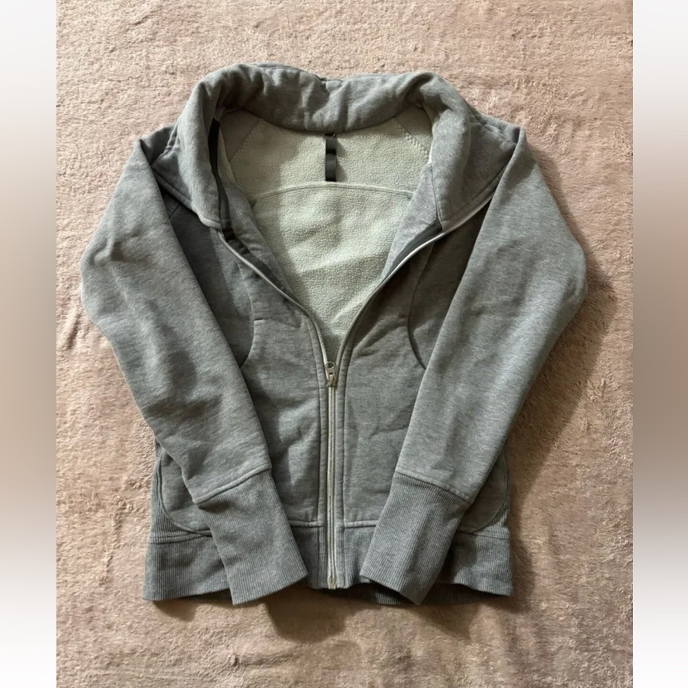 Lululemon Women’s Asymmetrical Scuba Full Zip Jacket Gray Size 4
